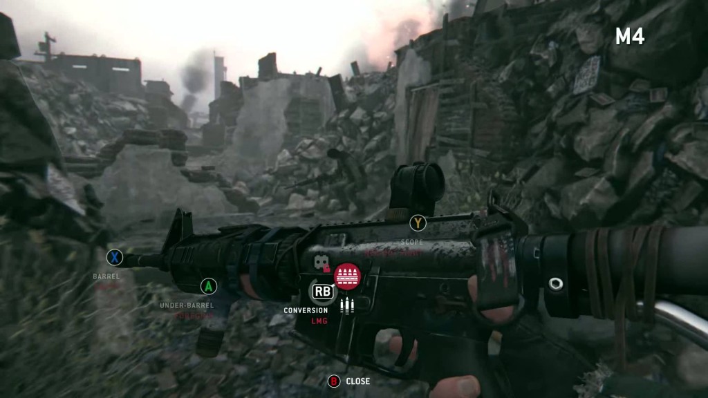 Una delle features interessanti sarà sicuramente la modifica delle armi.