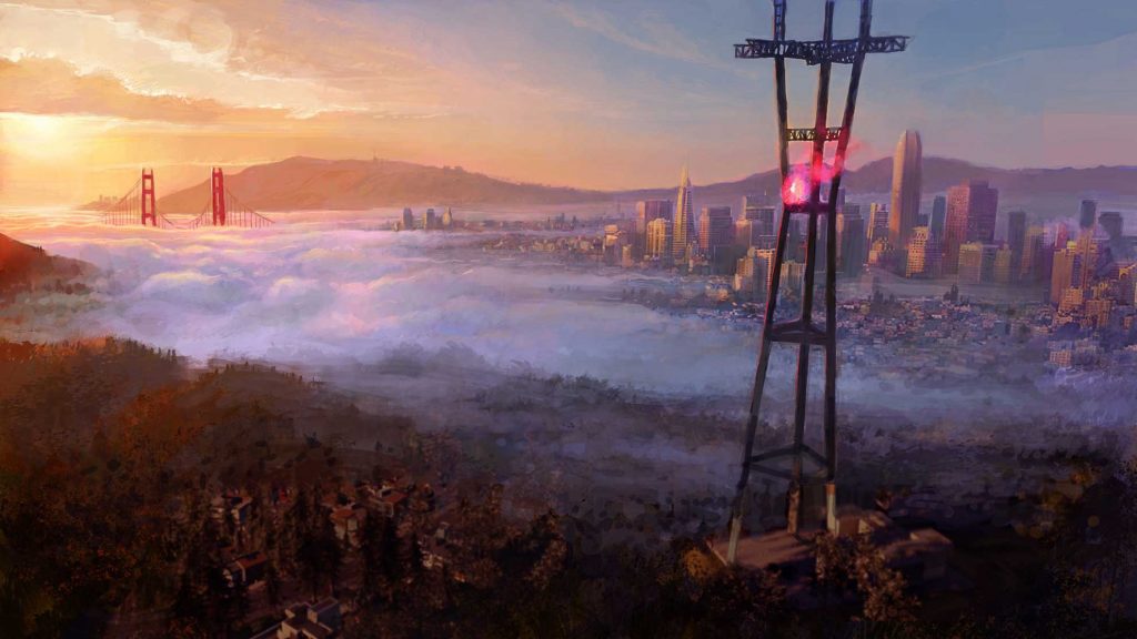 In quest'immagine possiamo ammirare la luminosa città di Los Angeles.