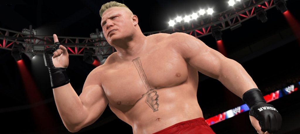 Pronti a usare nuovamente Brock Lesnar in WWE2K17?