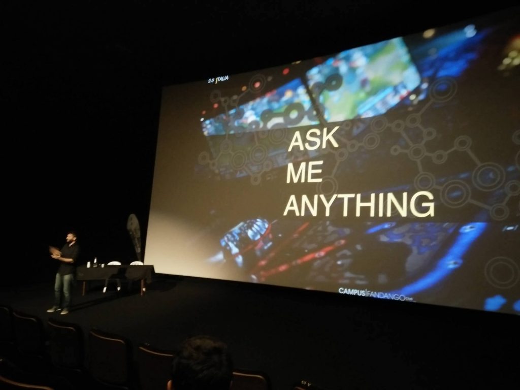 Ecco il relatore direttamente dalla GameRome. 