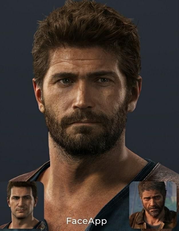 Nathan Drake Joe Miller FaceApp