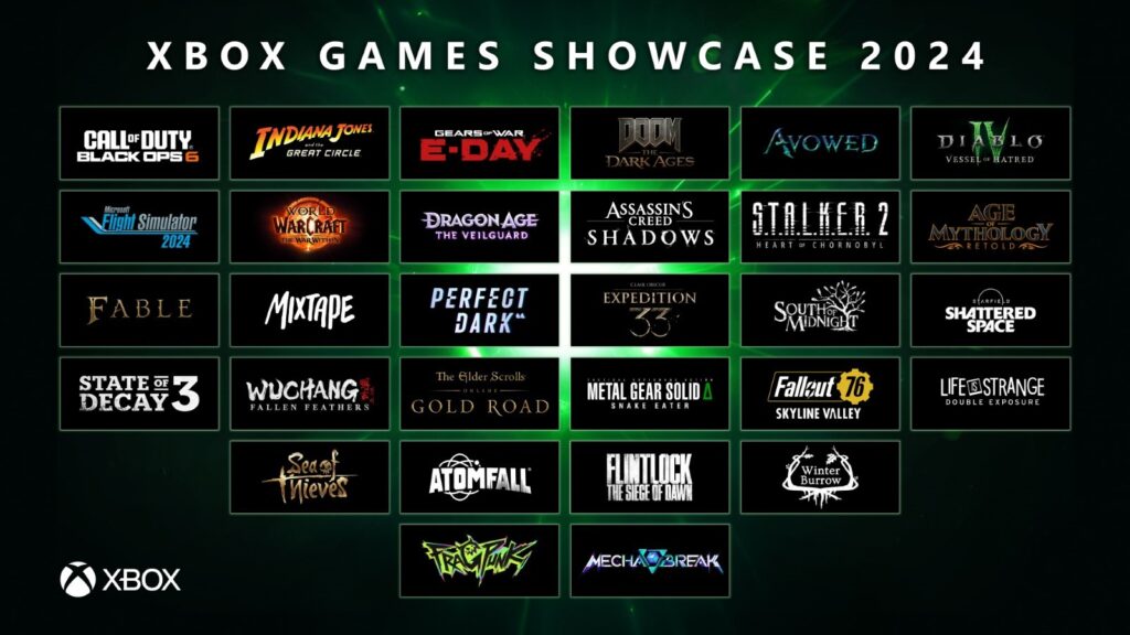 Xbox Game showcase
