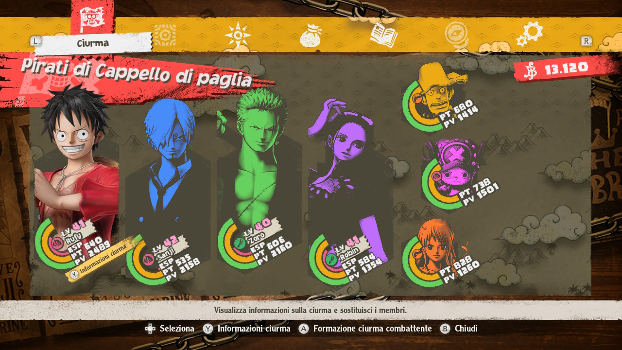 One Piece Odyssey Team