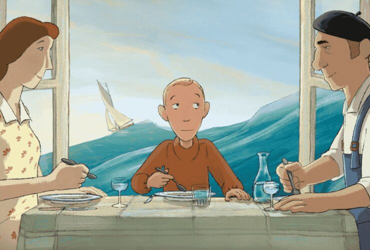 Una barca in giardino