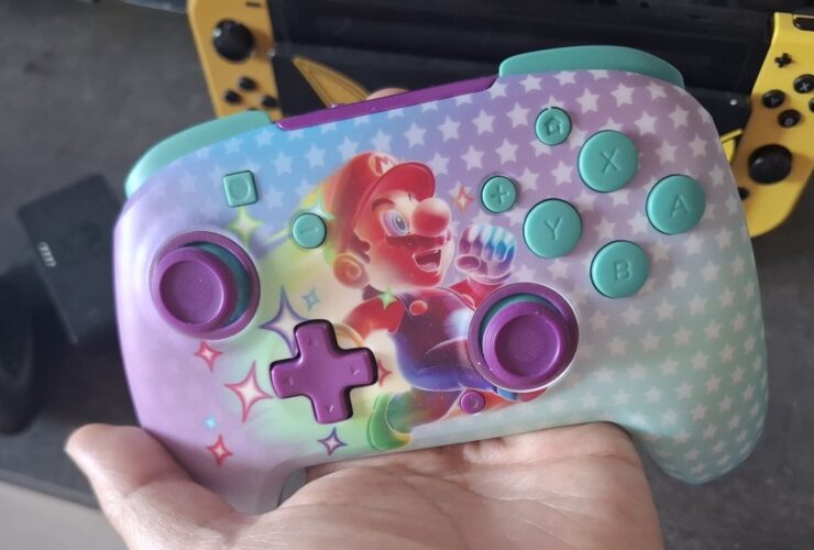 Invincible Mario Turtle Beach PDP Nintendo Switch Rematch Glow Wireless Controller