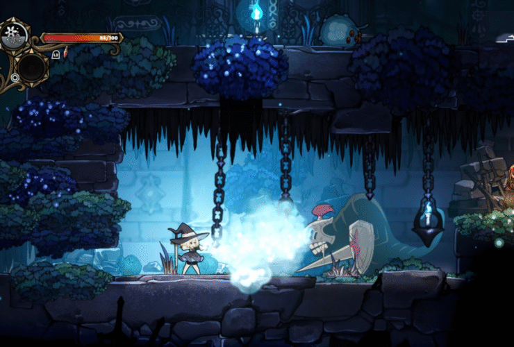 boss fight Never Grave the witch