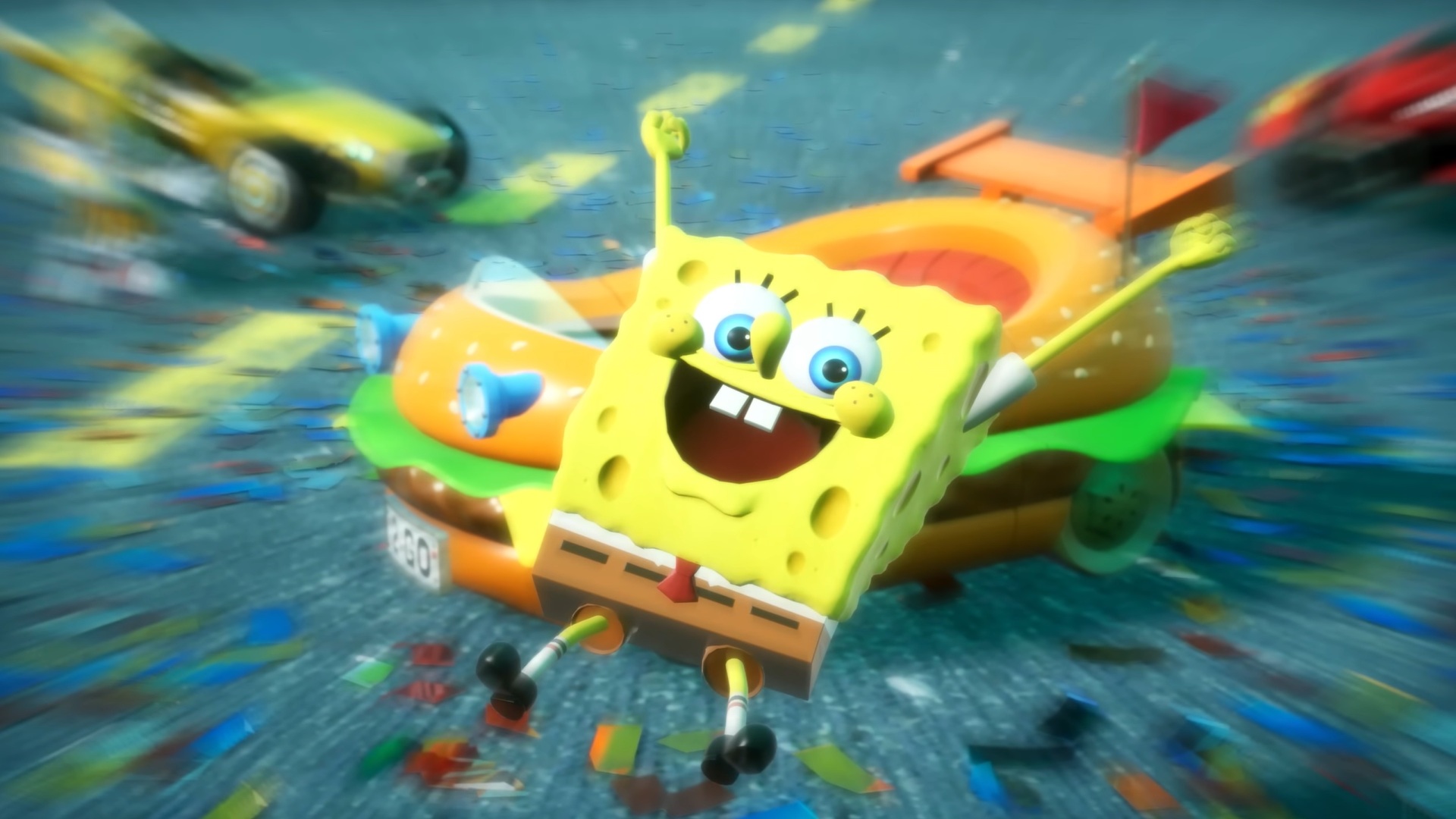 Sonic Racing CrossWorlds SpongeBob