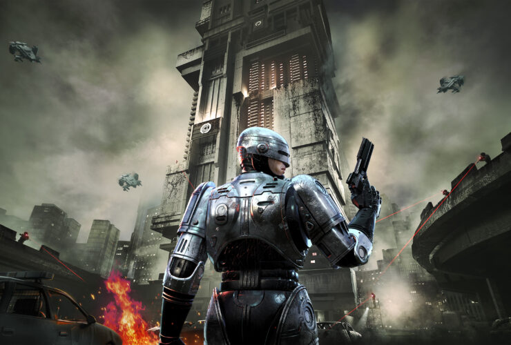 RoboCop Rogue City Unfinished Business Key Art