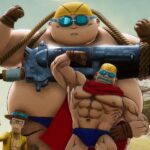 sand land bandai namco sette giochi da ombrellone