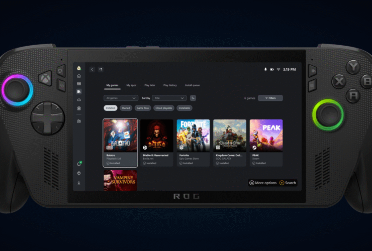 Xbox Rog Ally launcher