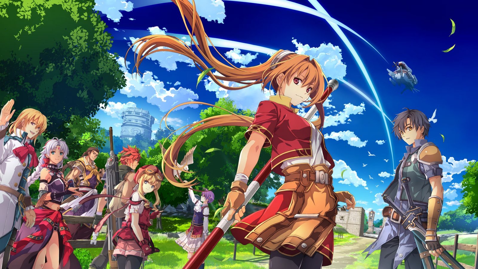 Trails in the sky
