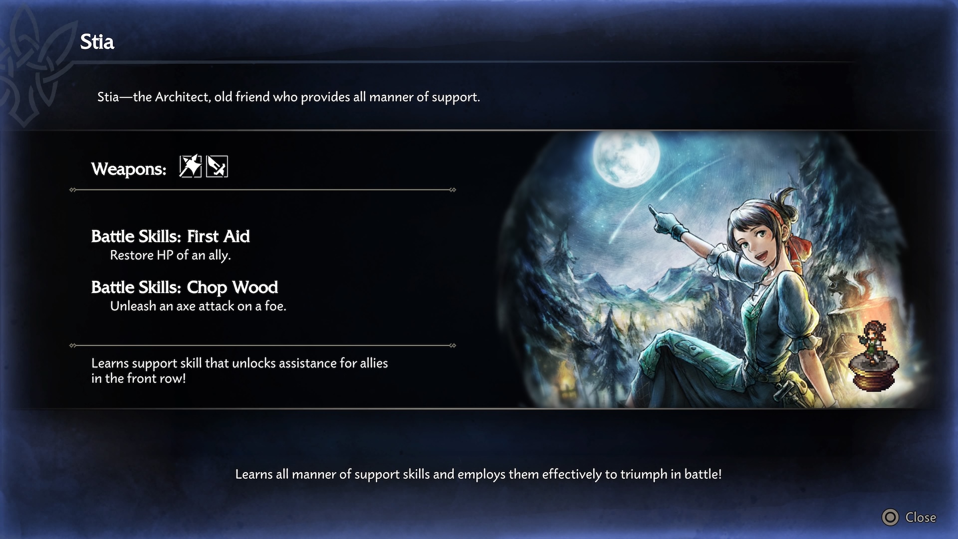 Octopath Traveler 0 Stia