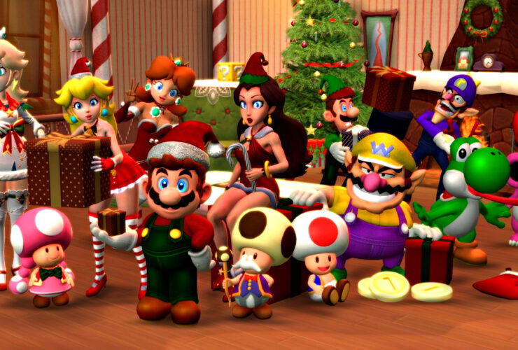 super mario christmas