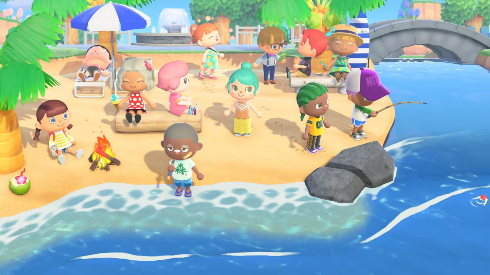Animal Crossings New Horizon - Spiaggia