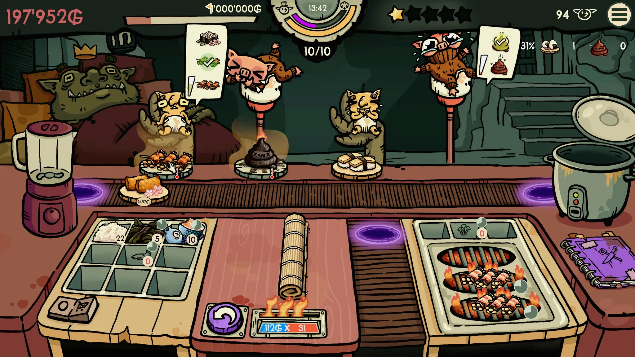 Goblin Sushi - boss fight