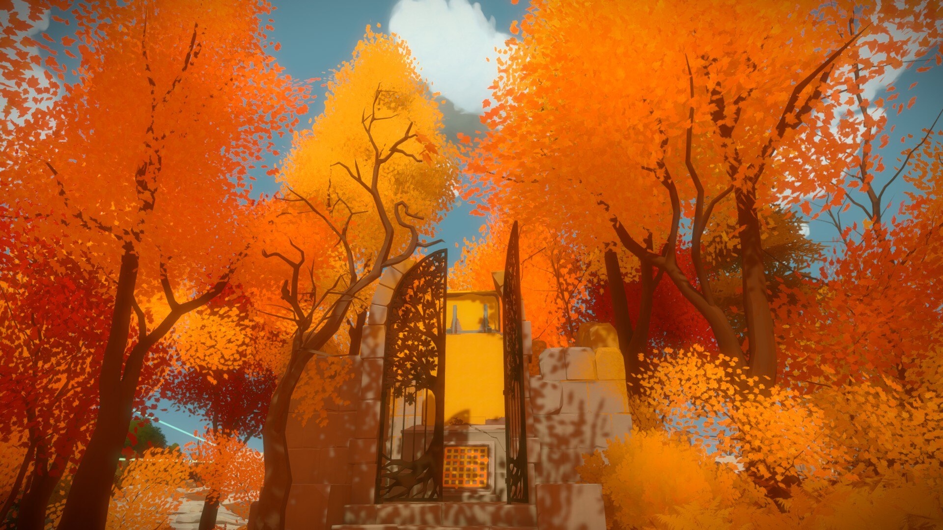 The Witness: "Dopo aver risolto centinaia di enigmi logici, smettiamo di guardare lo schermo e iniziamo a vedere le stesse trame geometriche nel mondo reale, diventando lettori dell'orizzonte."