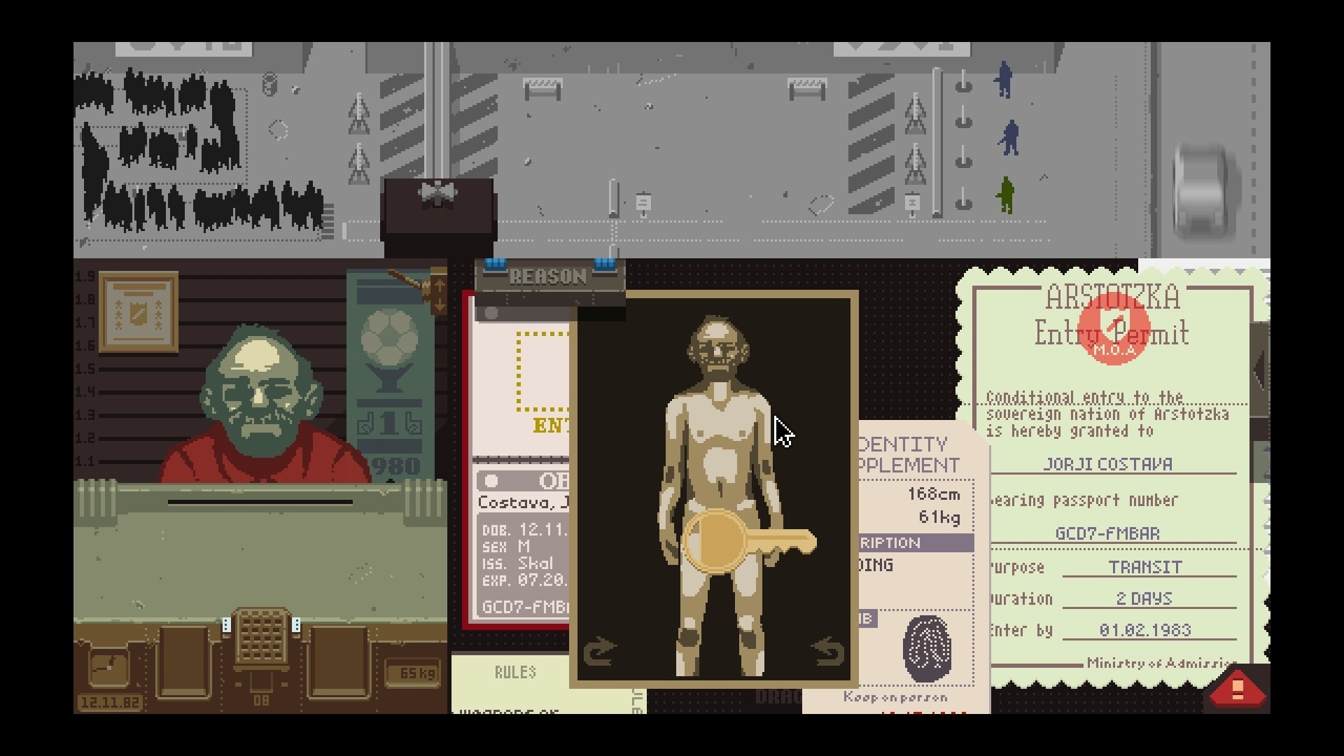 Papers, Please: "Un tornasole della moralità, dove le procedure burocratiche mettono alla prova la coscienza attraverso il rigore logico."