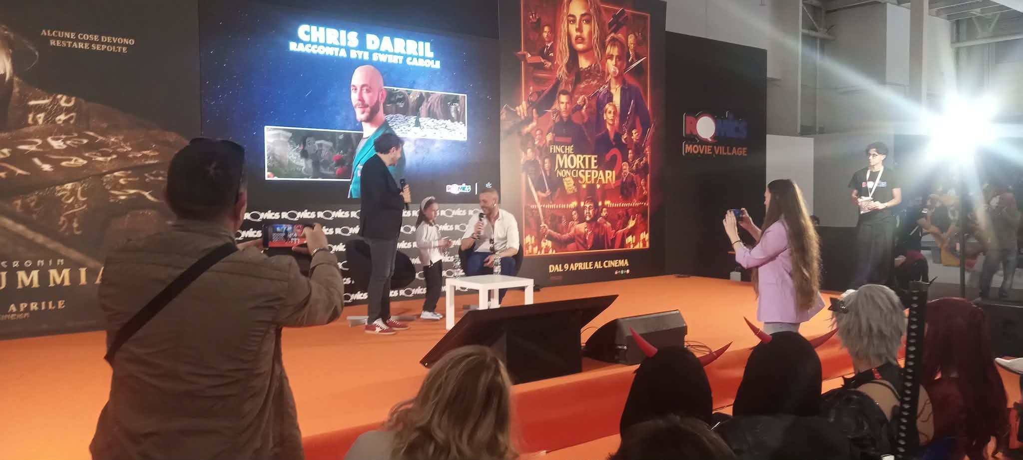 Chris Darril al Romics - foto dal pubblico