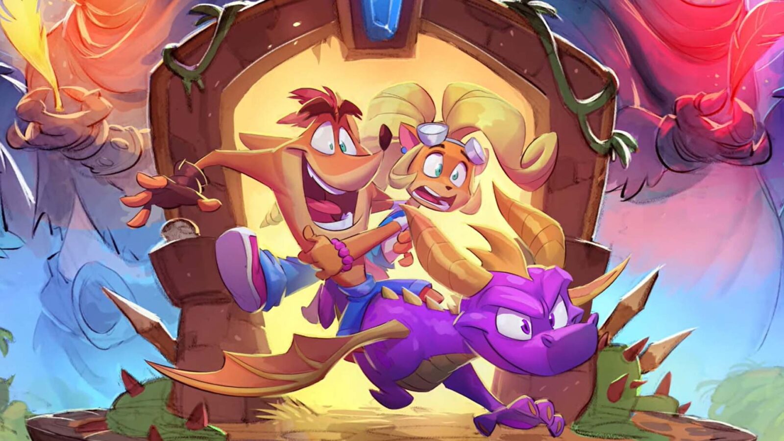 crash + Spyro